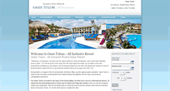 Desktop Screenshot of grandoasisrivieramayaresort.com